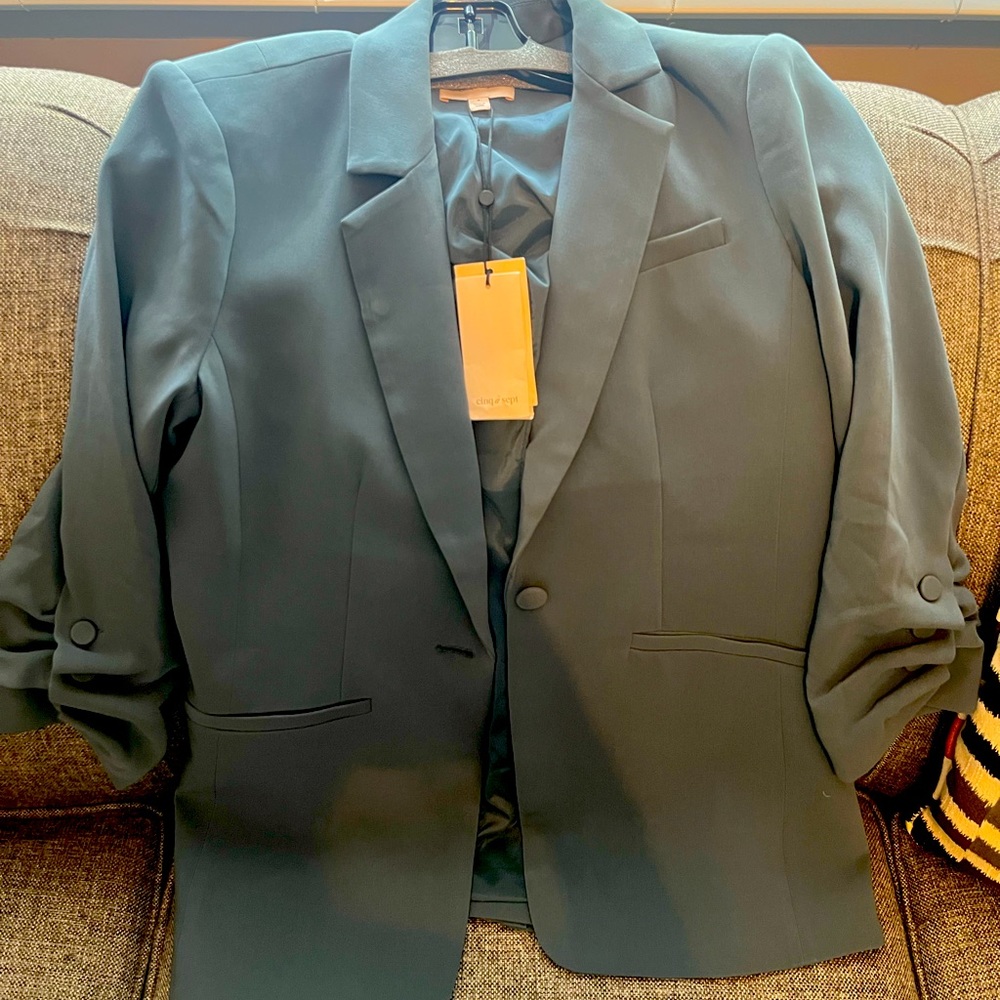 Cinq a Sept Crepe Khloe Blazer